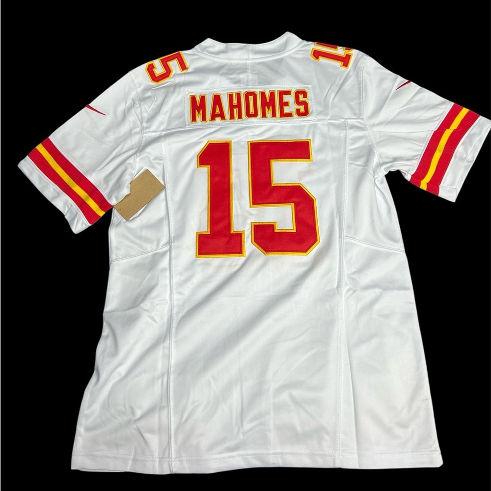 Patrick Mahomes #15 White  Stitched Jersey Men’s S,M,L,XL,XXL